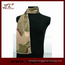 Scarves New Brand Multi Tactical Camouflage Net Mesh Army Scarf Cover Neckerchief Camo Military Hiking Scarves